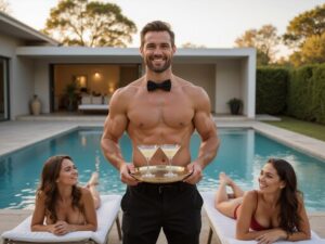 Topless Waiter Hire